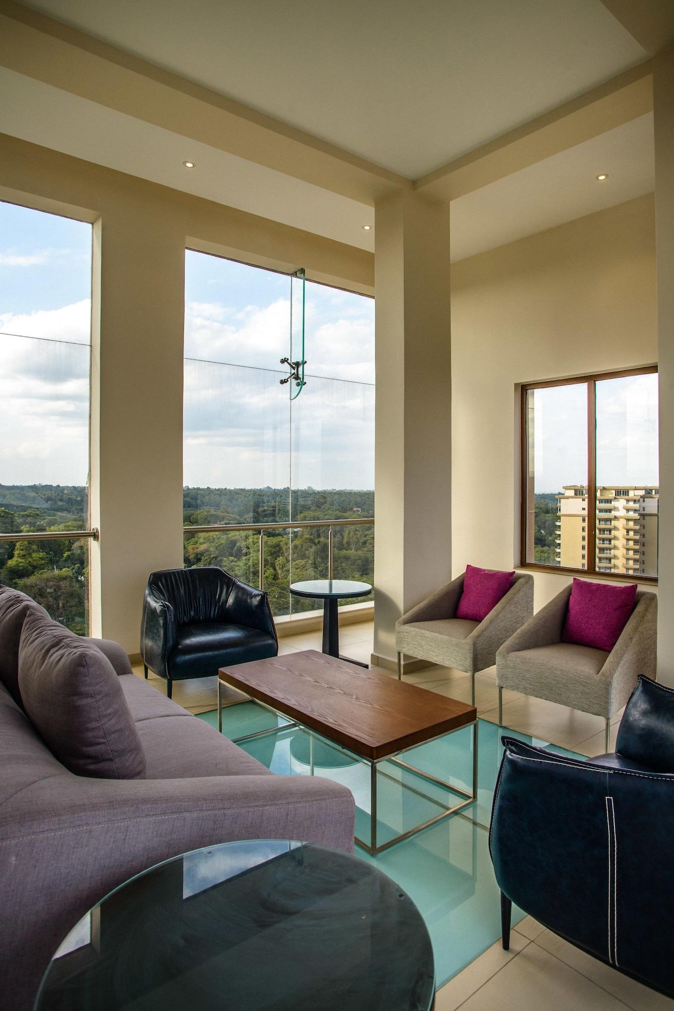 The Concord Hotel & Suites Nairobi Zewnętrze zdjęcie A living room at the JW Marriott Hotel, Bengaluru