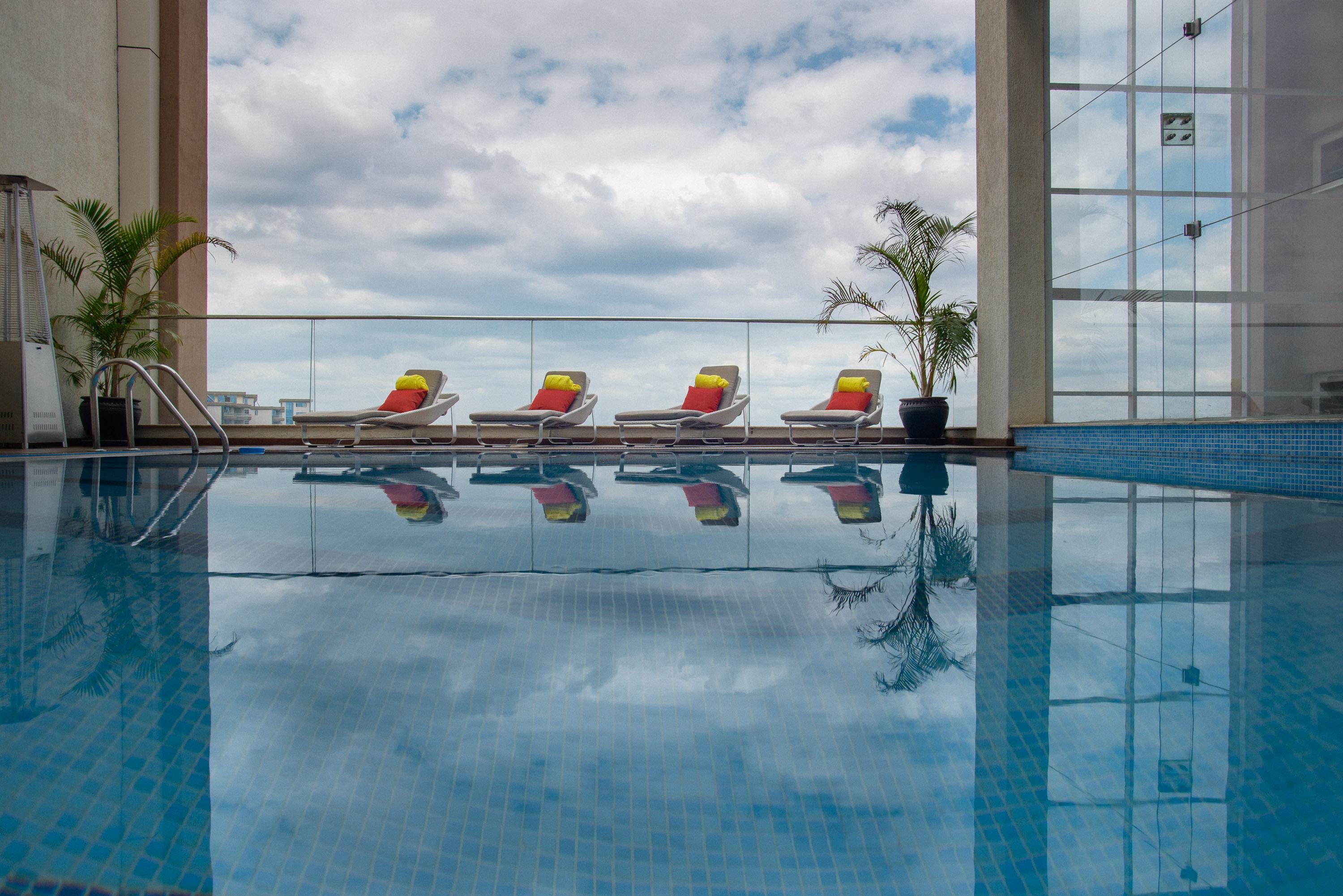 The Concord Hotel & Suites Nairobi Zewnętrze zdjęcie The pool at the hotel