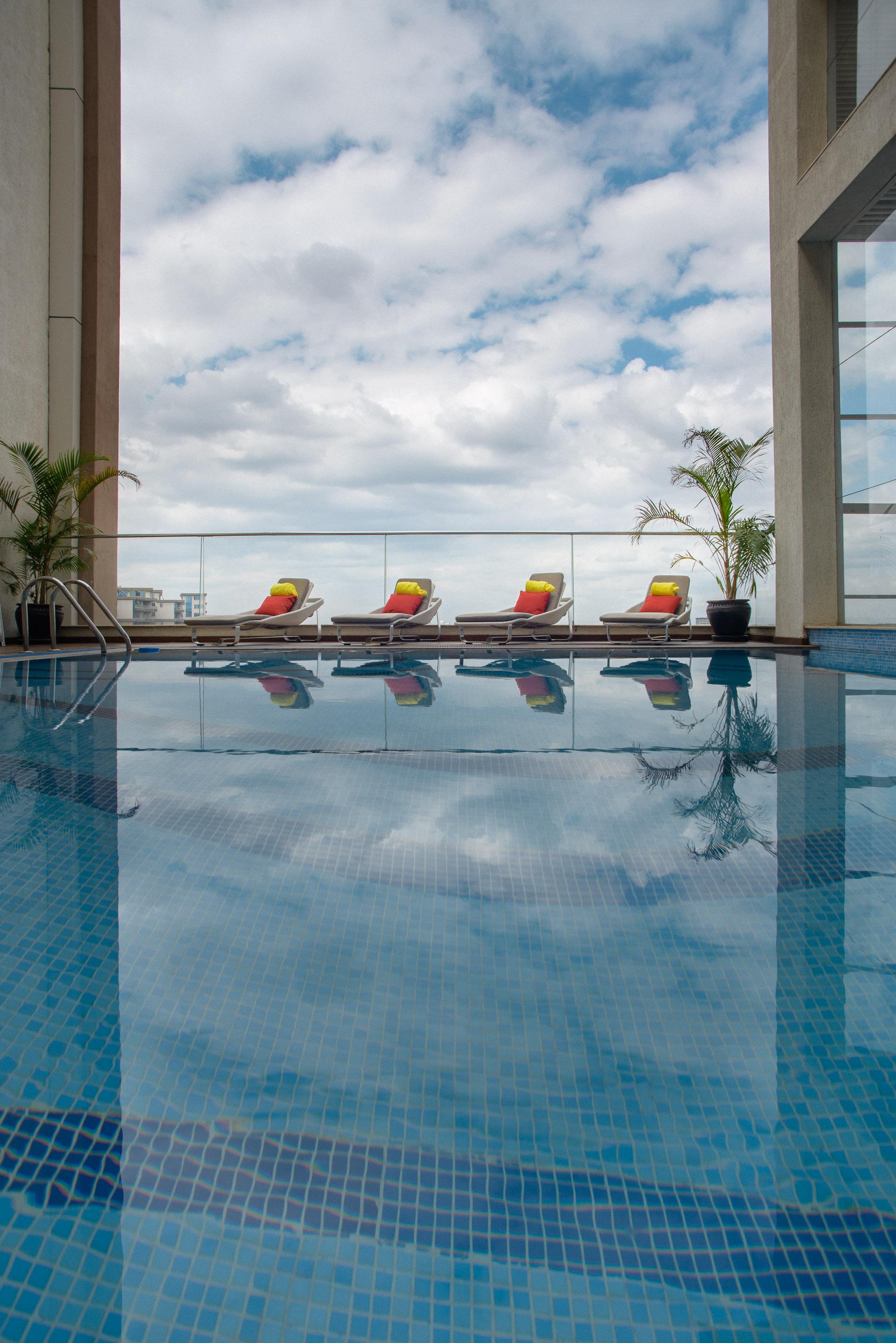 The Concord Hotel & Suites Nairobi Zewnętrze zdjęcie The swimming pool at the hotel