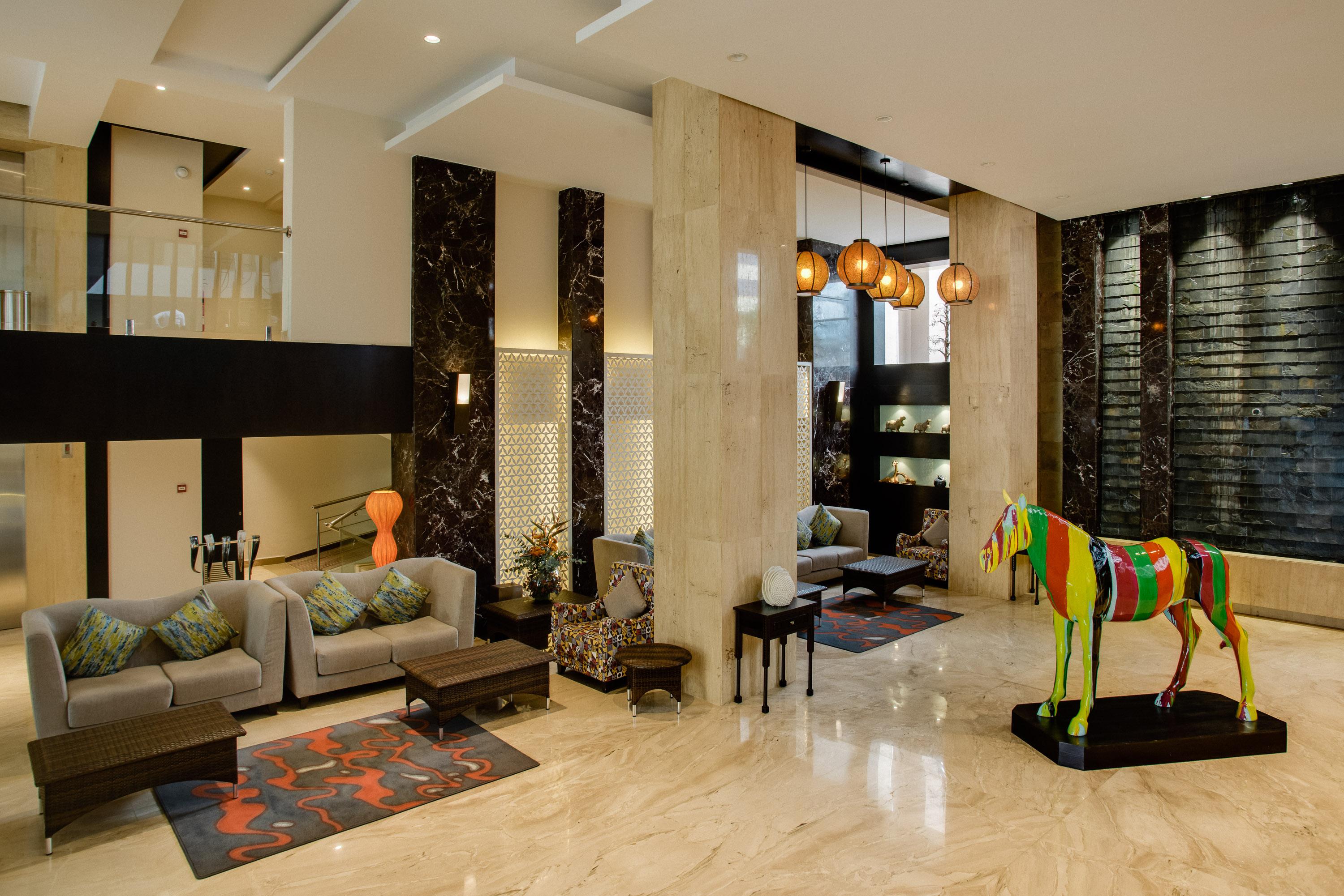 The Concord Hotel & Suites Nairobi Zewnętrze zdjęcie The lobby of the hotel
